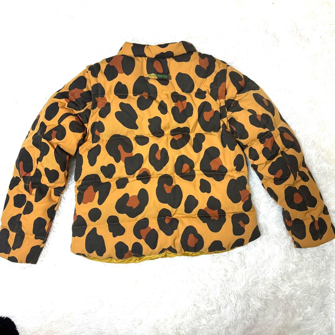 PEARY GATES パーリーゲイツ ヒョウ柄ダウン サイズ2(Lサイズ相当)