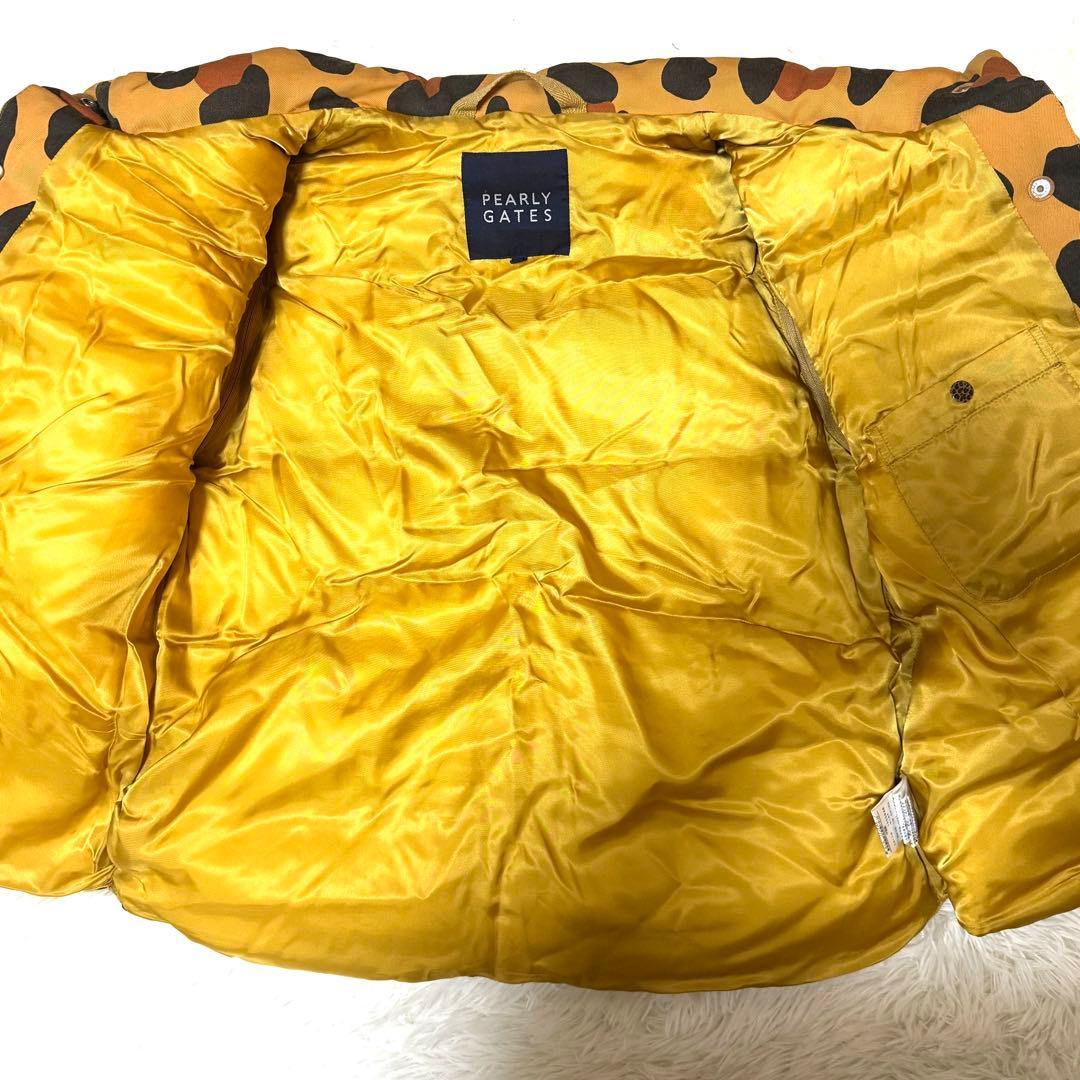 PEARY GATES パーリーゲイツ ヒョウ柄ダウン サイズ2(Lサイズ相当)