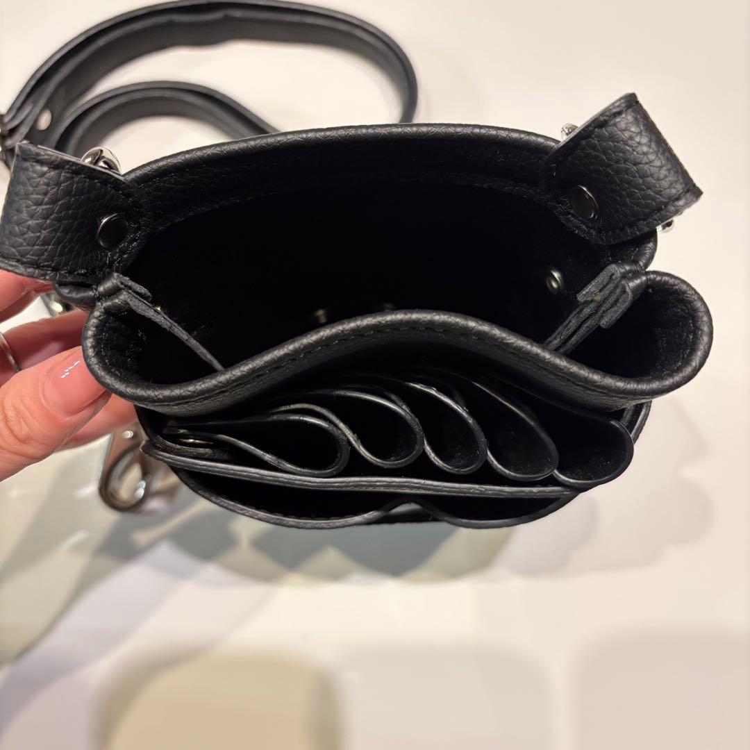 DEEDS ヴェネチア　PUレザー ブラック シザーケース/トリマー