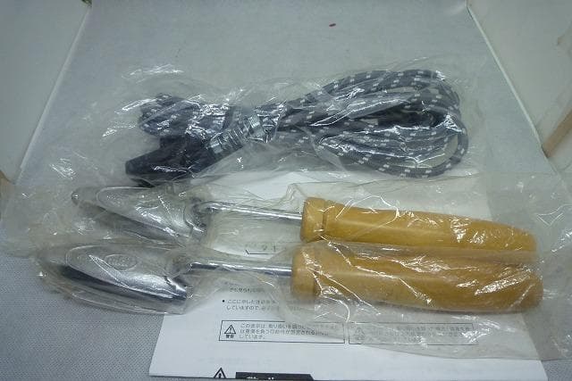 honeghetti　タキイ電化鏝　ランプ付 和裁コテ　和裁こて　鏝２本付