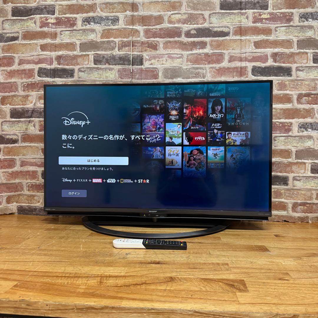 シャープ 40V型 4K液晶テレビ AQUOS 4T-C40AJ1 動画アプリ○
