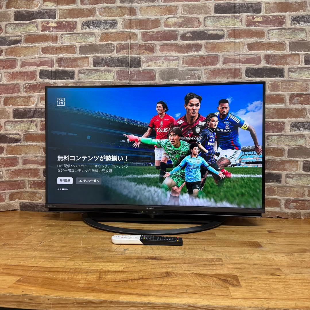 シャープ 40V型 4K液晶テレビ AQUOS 4T-C40AJ1 動画アプリ○