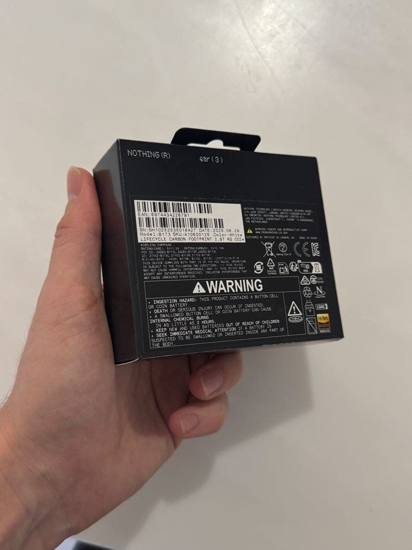 Nothing ear 3 新品未開封