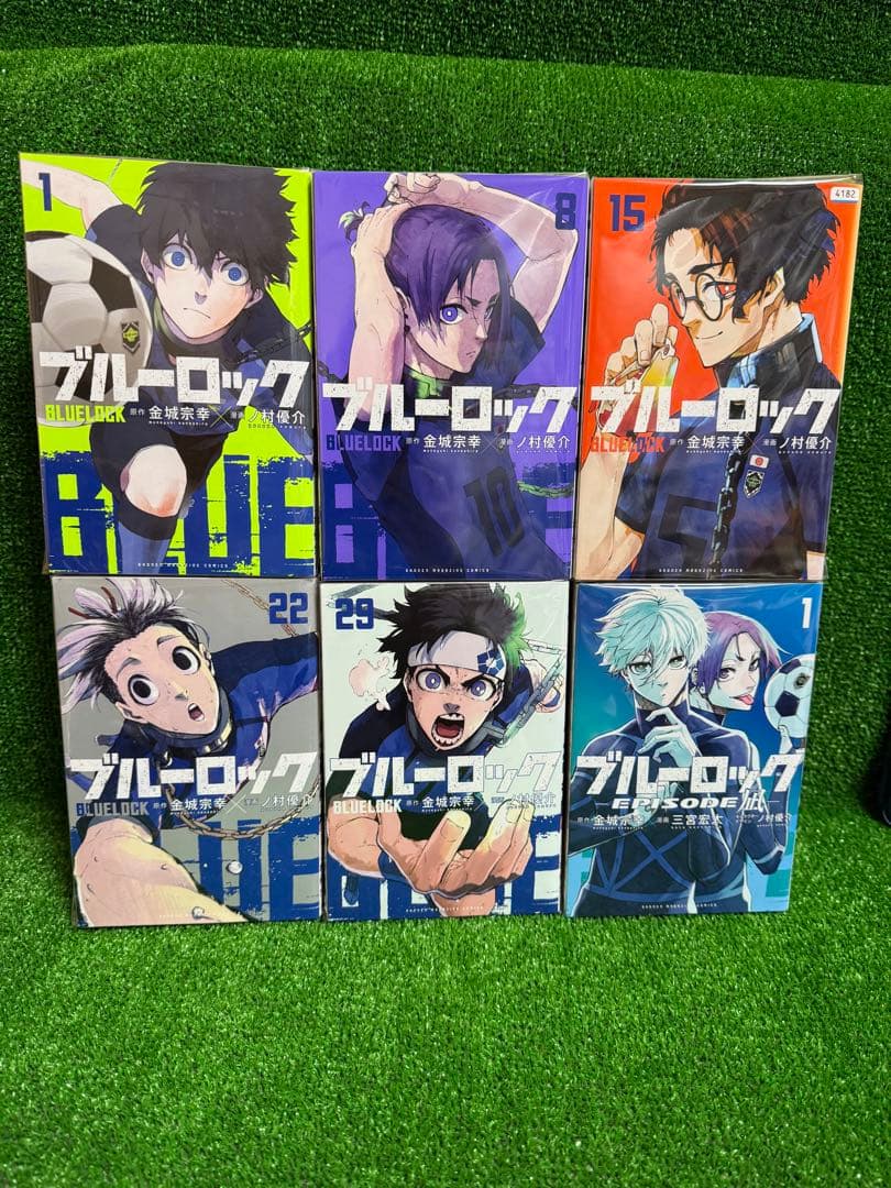 【中古コミック】ブルーロック・全35巻セット+エピソード凪・全7巻セット・①