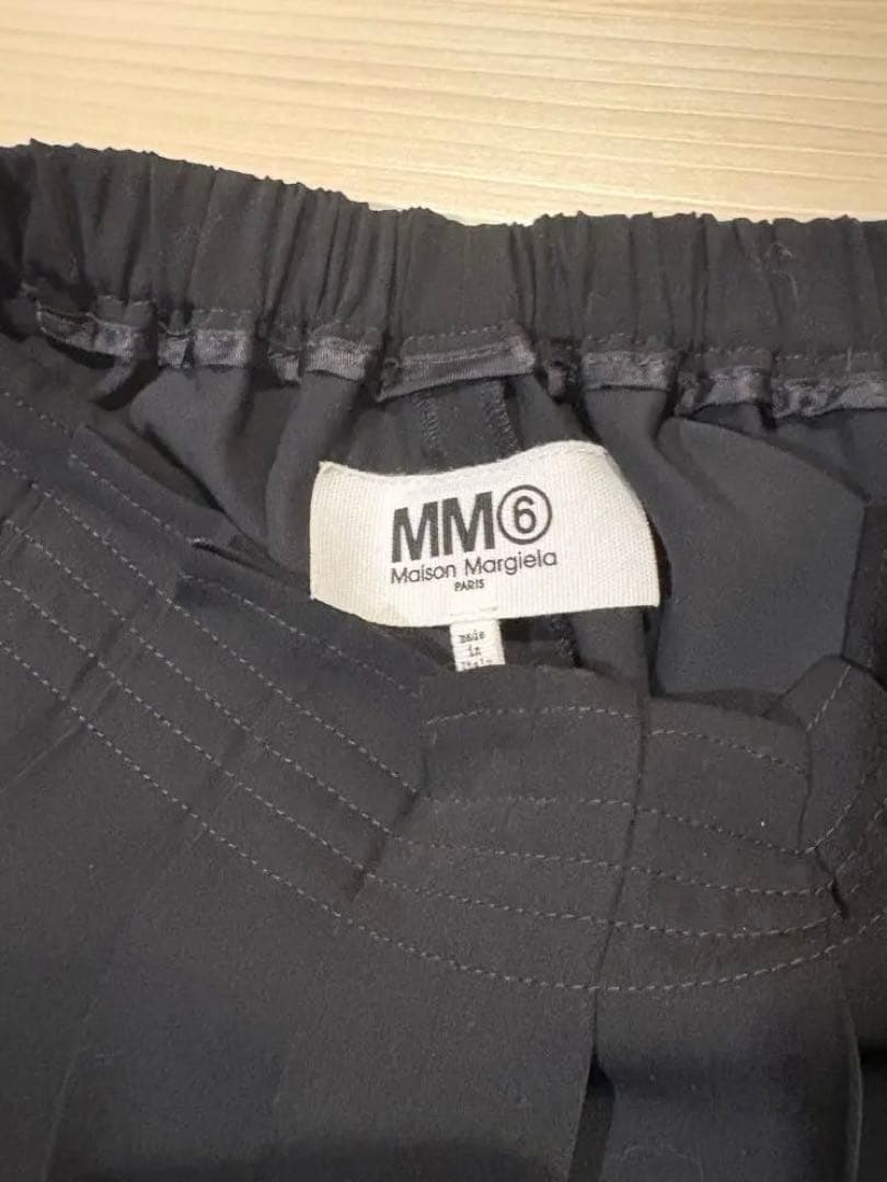 MM6 マルジェラ プリーツ ワイドパンツ 36