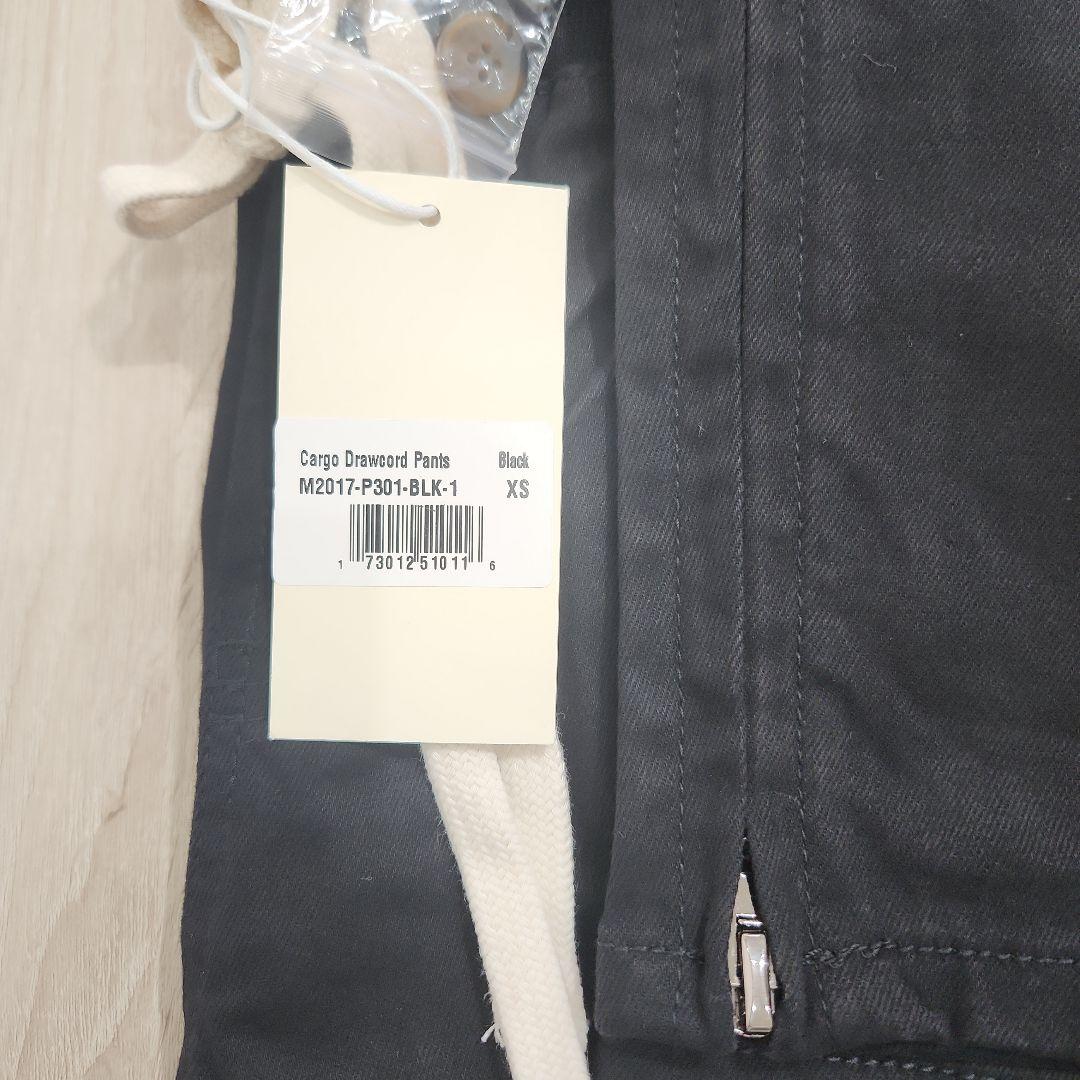 パンツ mnml ZIP CARGO DRAWCORD PANTS / BLACK6