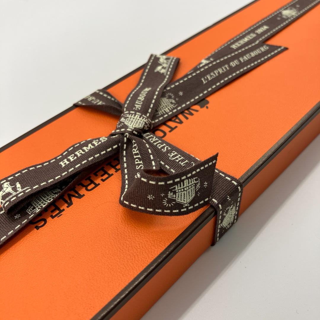 HERMES アップルウォッチバンド KILIM シングルツアー45 NOIR黒