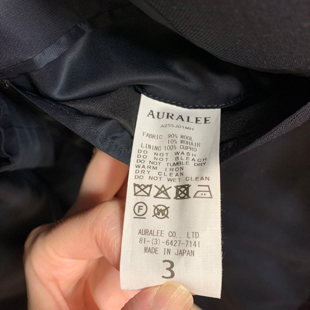 AURALEE ウールキッドモヘア　ジャケット　本日のみ値下げ