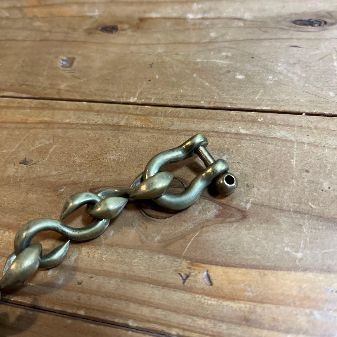 Inception インセプション Fホール Sカン ウォレットチェーン 真鍮