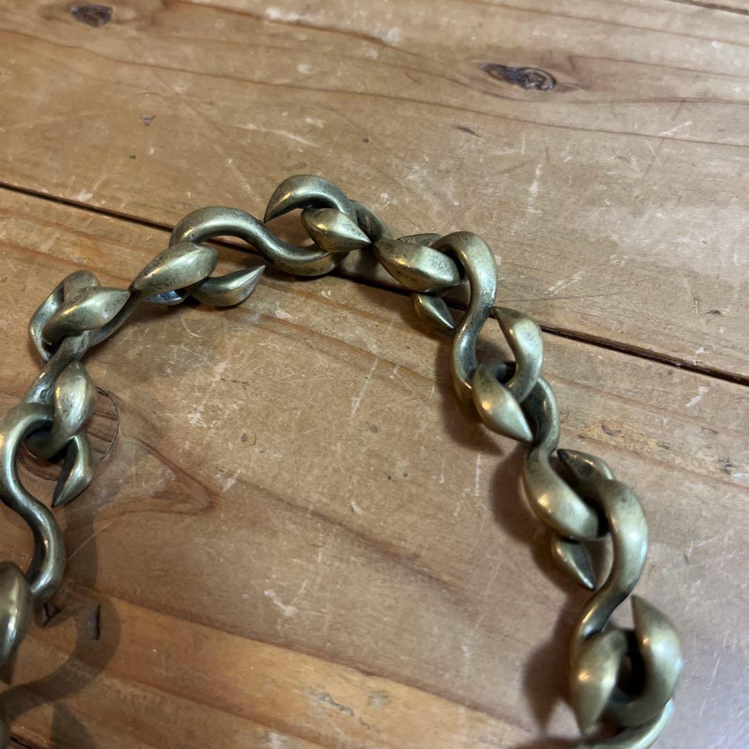 Inception インセプション Fホール Sカン ウォレットチェーン 真鍮