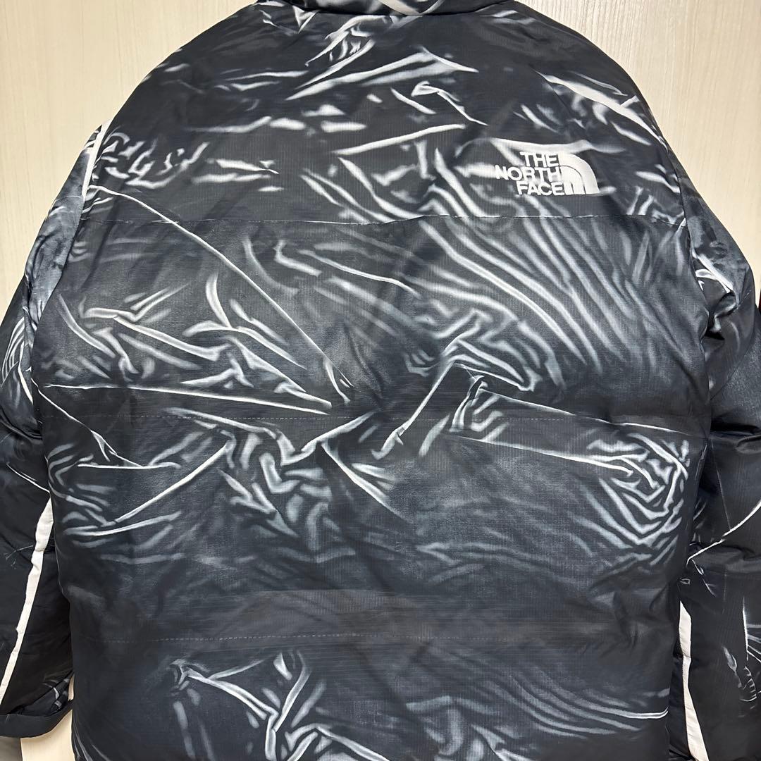 Supreme ノースフェイス　ダウンジャケット　ヌプシ　黒　L 騙し絵ヌプシ