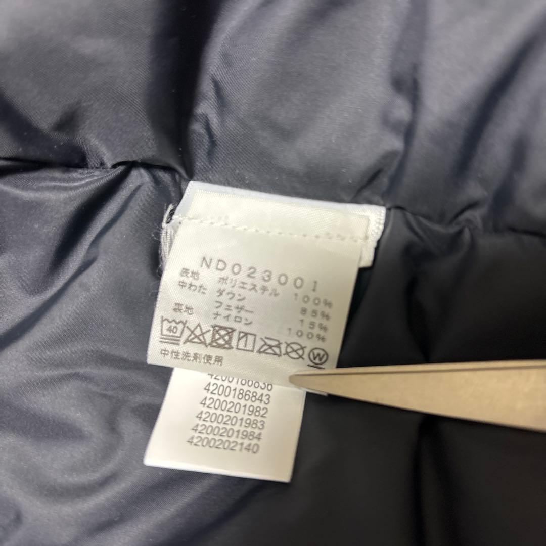 Supreme ノースフェイス　ダウンジャケット　ヌプシ　黒　L 騙し絵ヌプシ