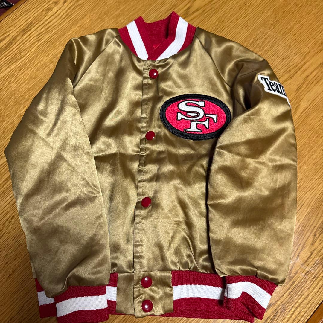 80s 90s Chalk Lineスタジャン USA製 長瀬智也 6-7サイズ