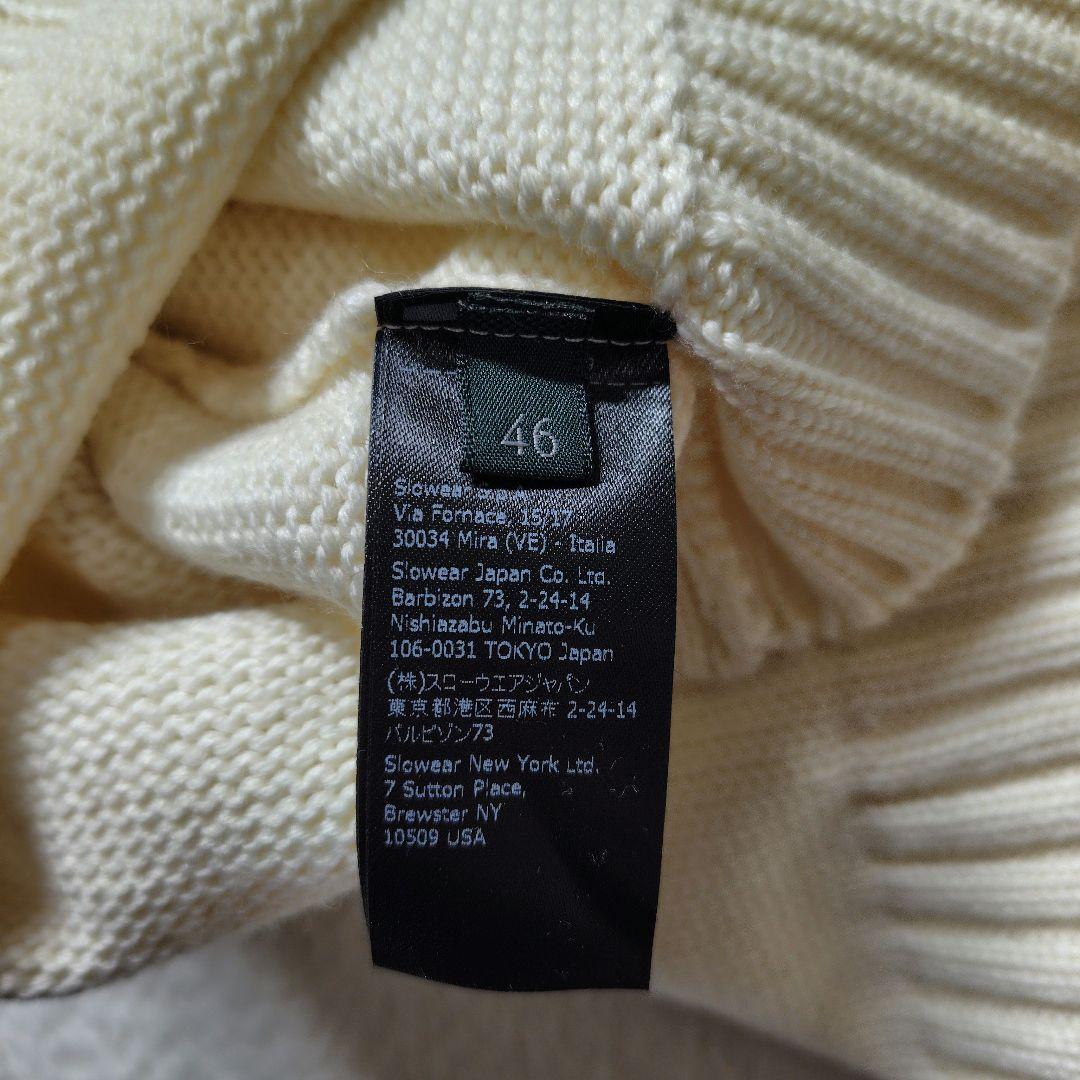 未使用に近い　現行　ZANONE ザノーネ　タートルネック　ニット　46　肉厚