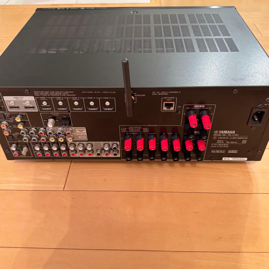 【極美品】YAMAHA AVレシーバー RX-V781