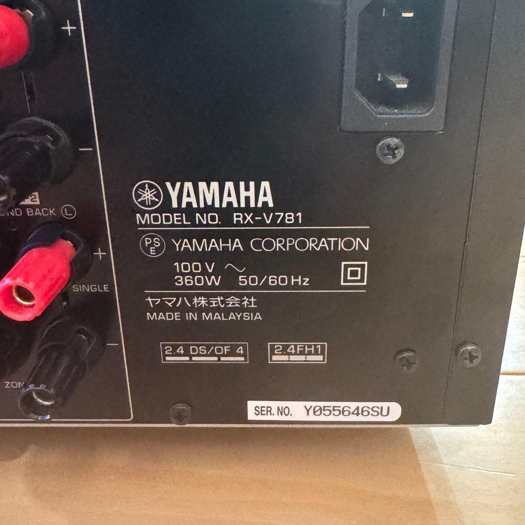 【極美品】YAMAHA AVレシーバー RX-V781