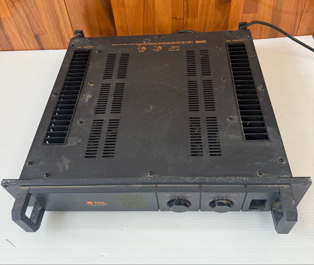 TOAのP75Dパワーアンプ音出確認済み(a16)