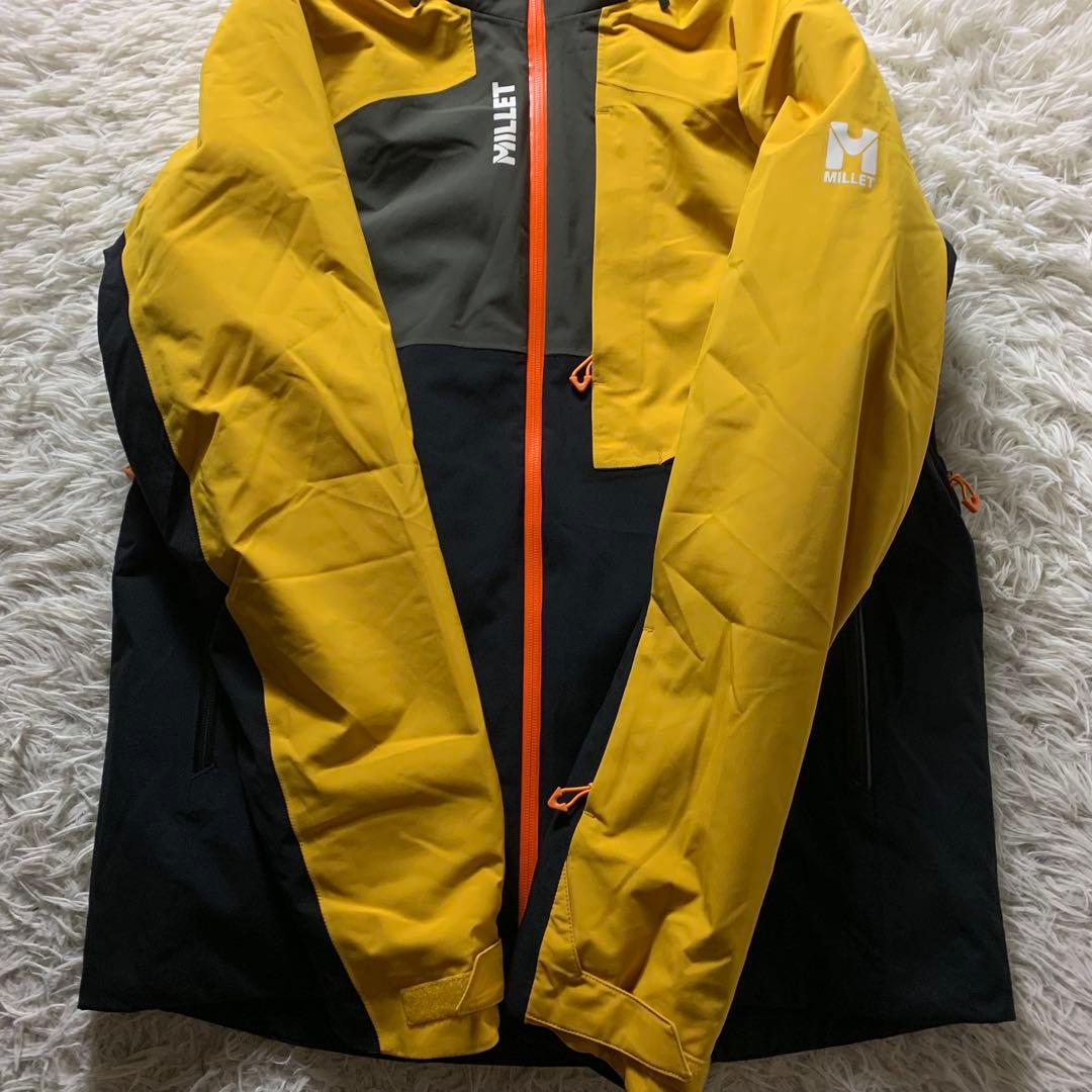 美品■MILLET ミレー スキーウェア イエロー L
