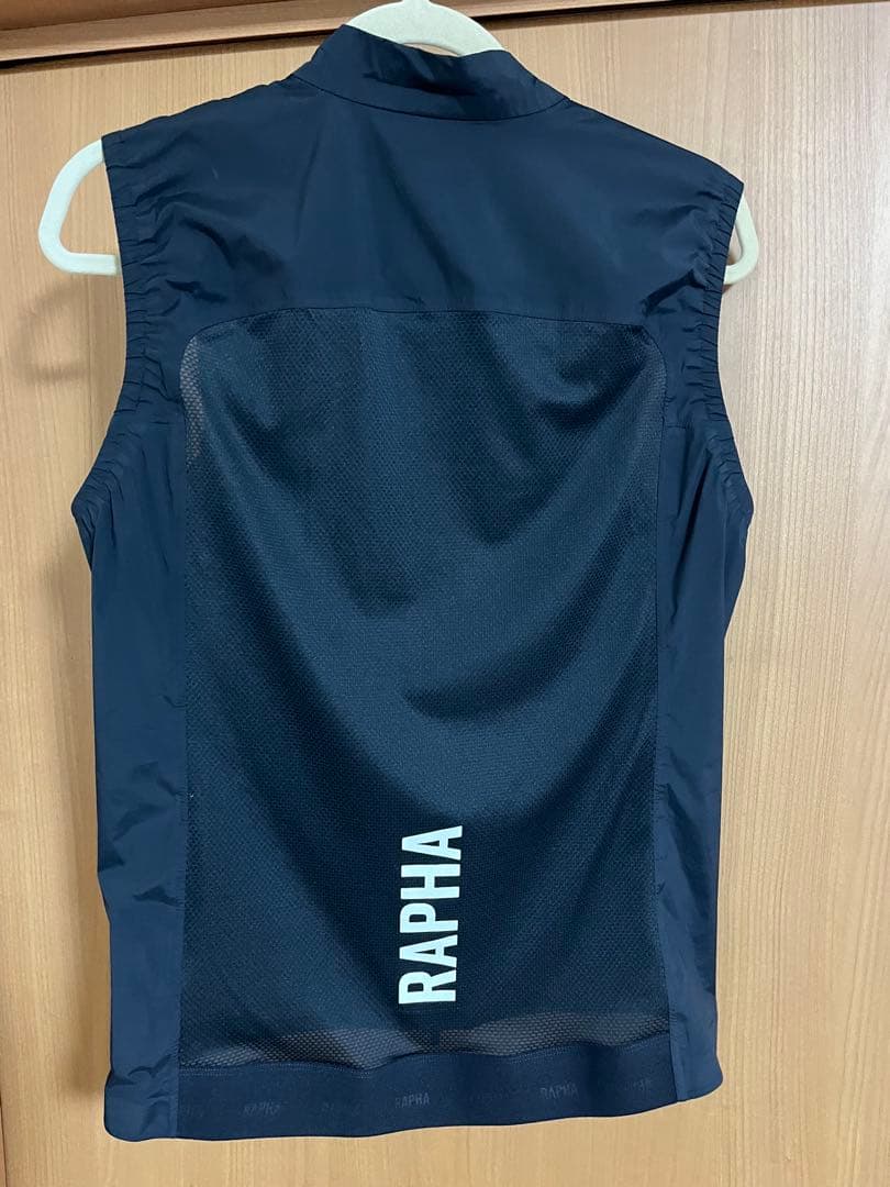 (美品)Raphaラファ プロチーム ライトウェイト ジレ黒L
