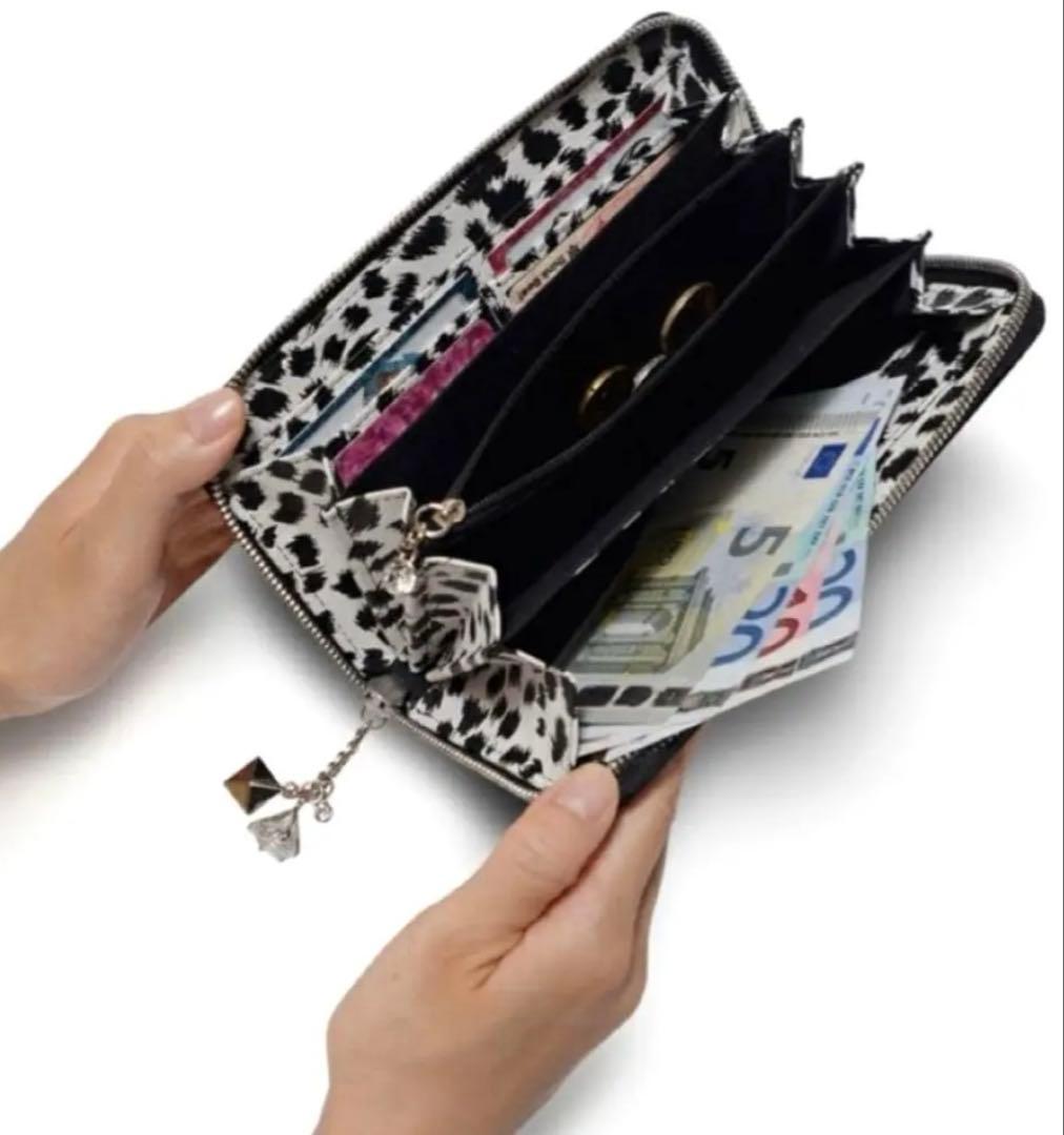 【新品未使用】Think Bee!ビーサファリ長財布 黒 クロコ A000792