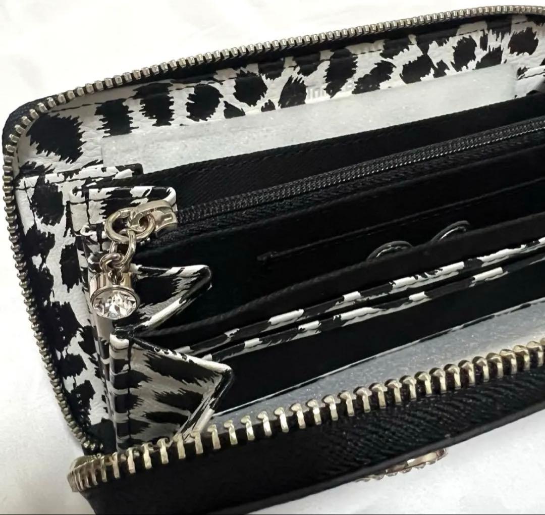 【新品未使用】Think Bee!ビーサファリ長財布 黒 クロコ A000792