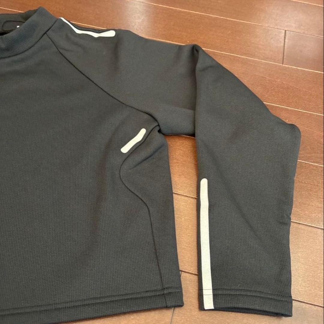 パーリーゲイツ　PGGストレッチダンボール裏起毛セットアップブラックサイズ1