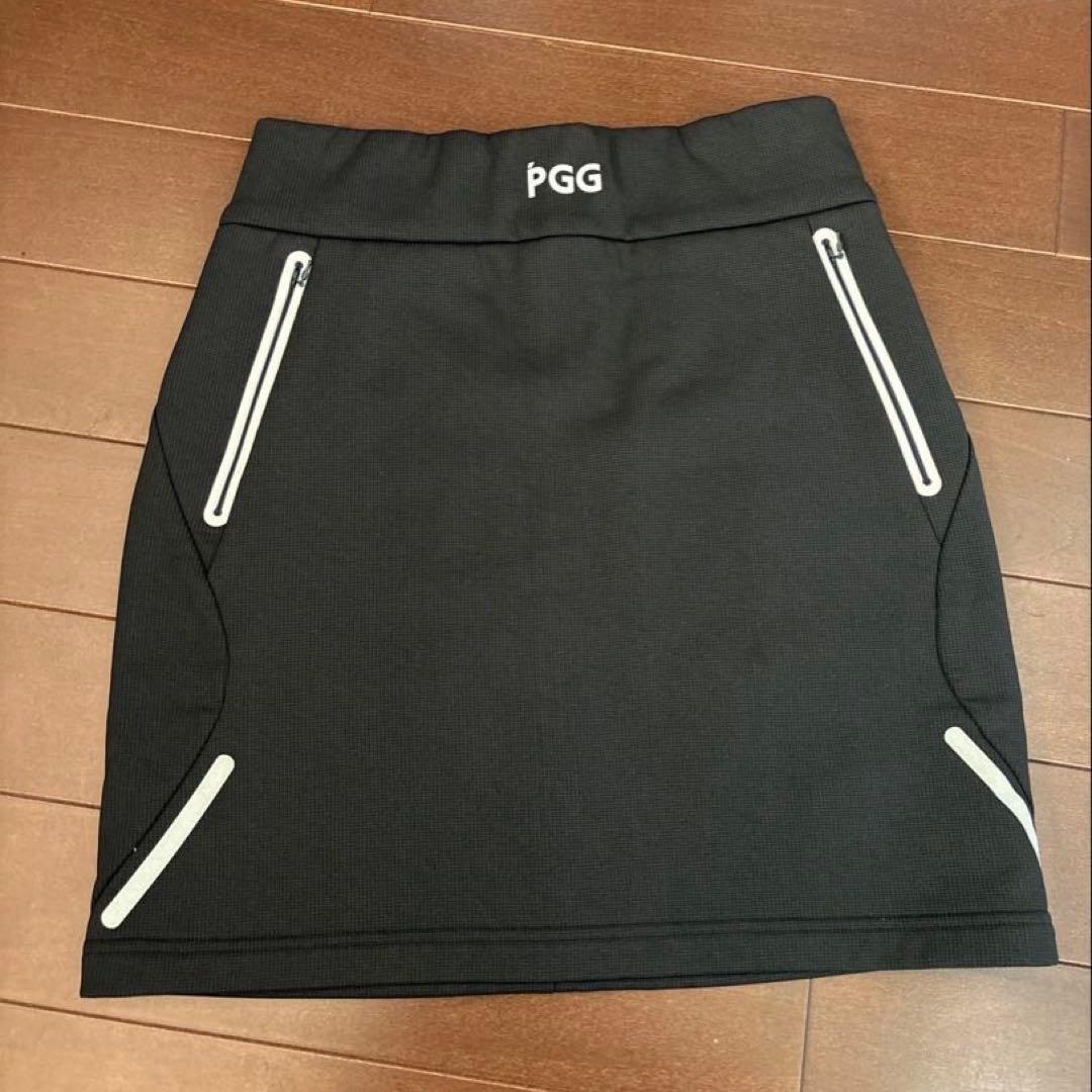 パーリーゲイツ　PGGストレッチダンボール裏起毛セットアップブラックサイズ1