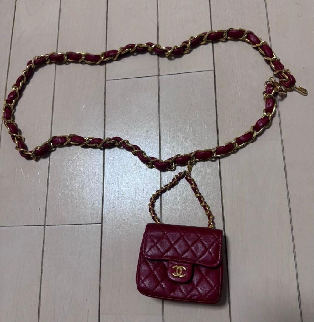 CHANEL マトラッセウエストポーチ