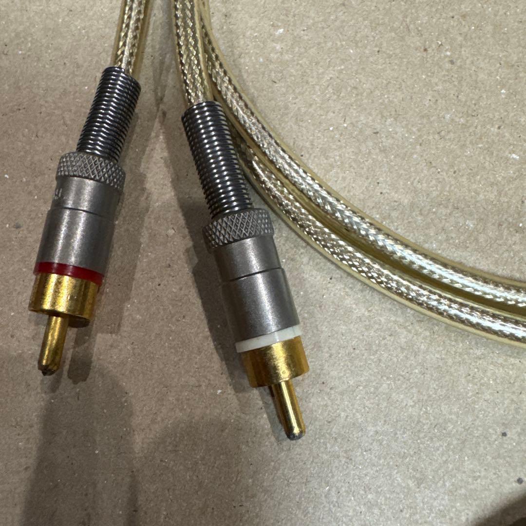 TORENS トーレンス 銀メッキ RCAケーブル1m