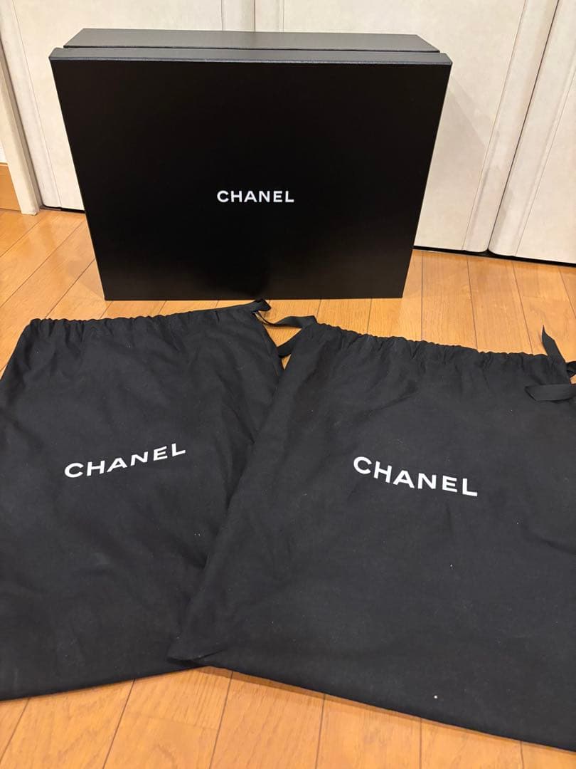 CHANEL シャネル　ラバーロング レインブーツ ハイブーツ36 試着のみ