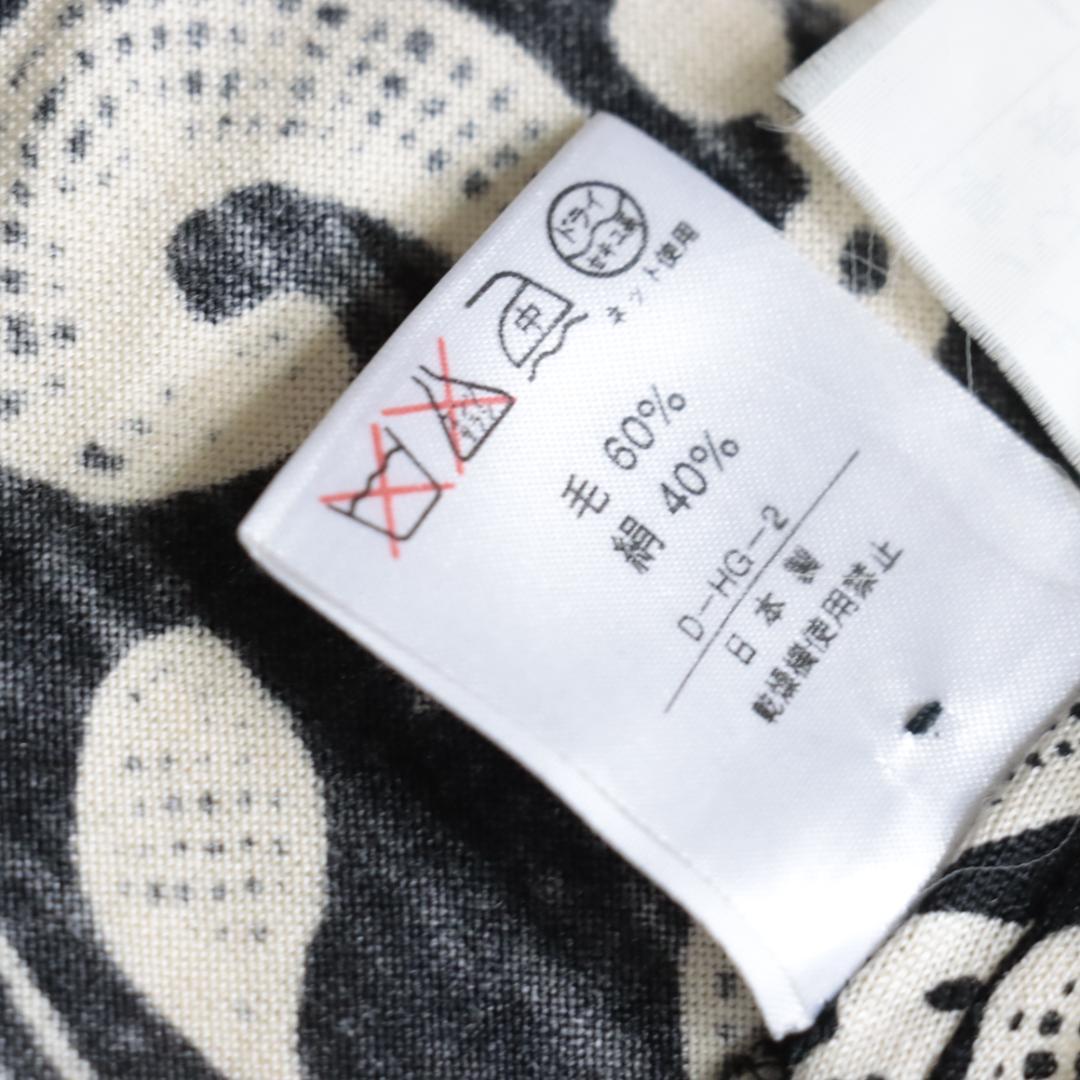 高級！レオナール　ドレスシャツ　宝石　ジュエルデザイン　フラワーチュニック