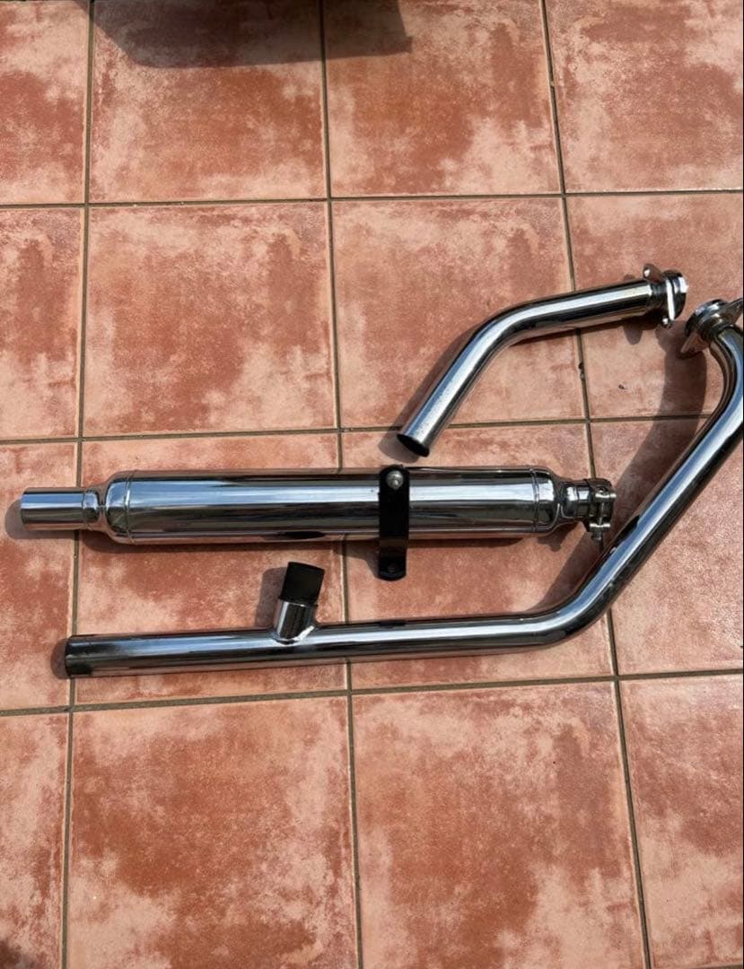 ケンテック 2in1マフラーイントルーダークラシック400 VK54A キャブ車