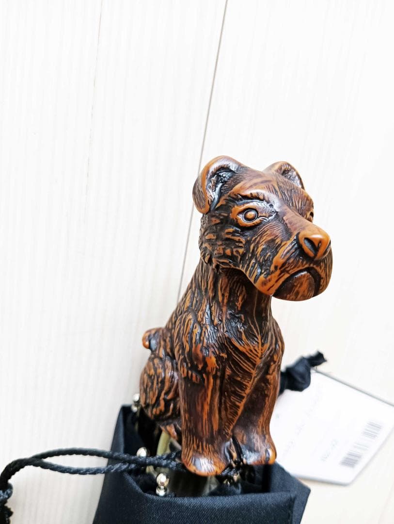 Guy de jean 折畳み傘 雨/日兼用：スコッティ（ブラック）