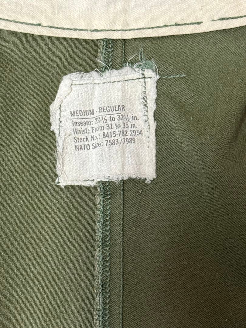 70s 米軍実物 M-65フィールドパンツ MEDIUM-REGULAR