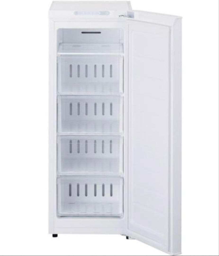 【新品未使用】アイリスオーヤマ　冷凍庫　IUSN-8A-W