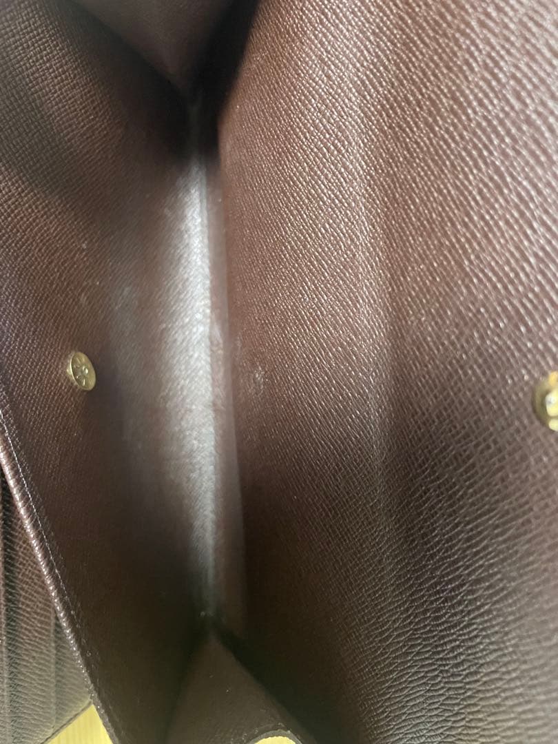 ルイ ヴィトン ダミエ ポルトフォイユ サラ 旧型 ブラウン ダミエ