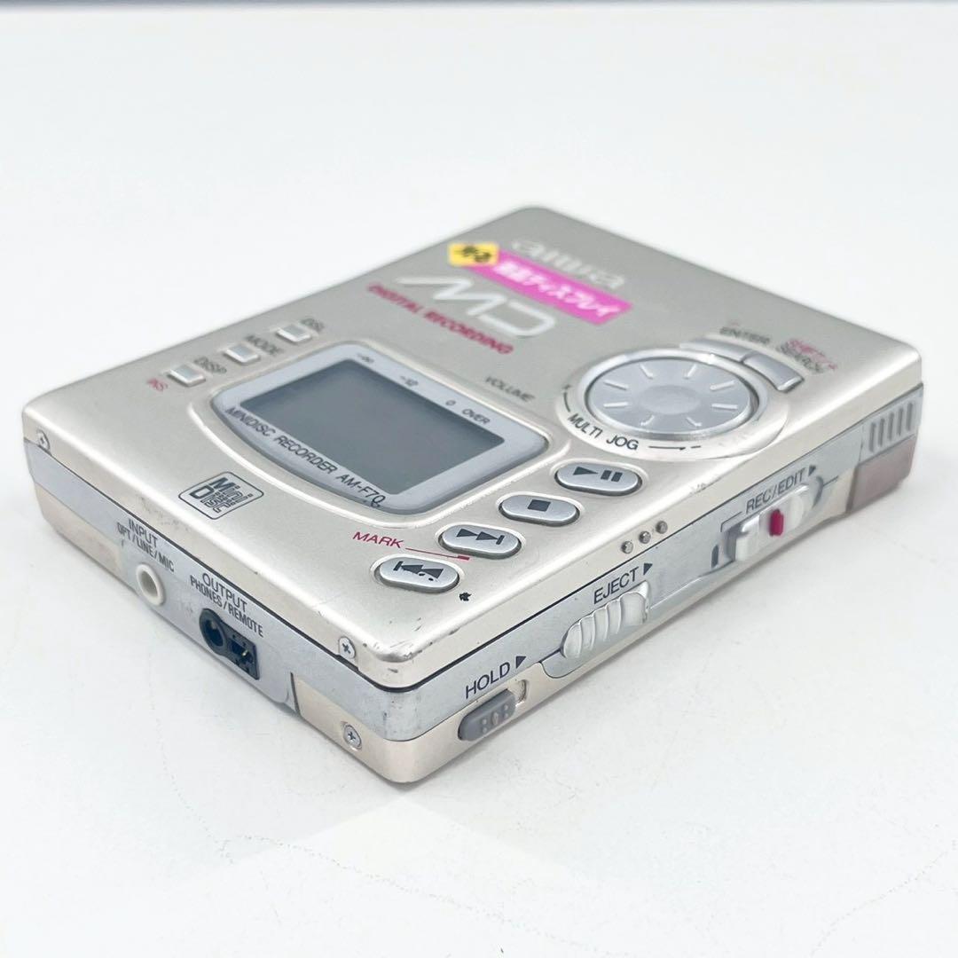 美品 aiwa AM-F70 MDレコーダー 通電確認のみ 読み込み不可