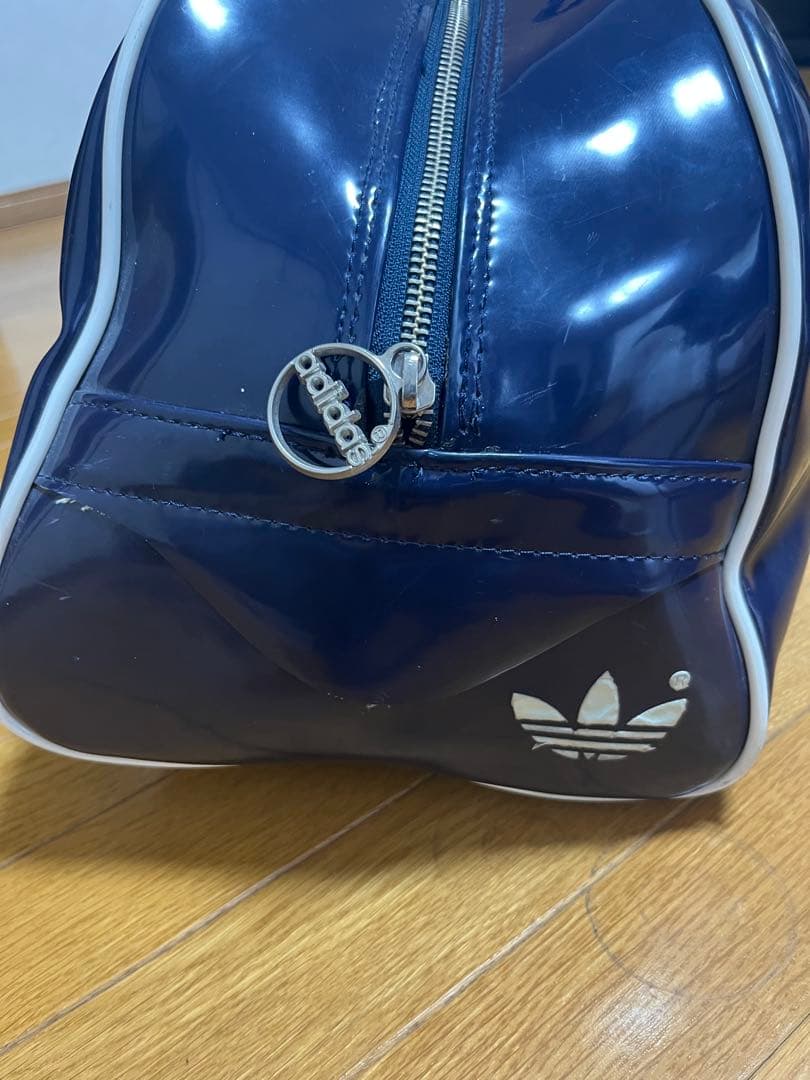 80's　adidas アディダス　エナメルボストン　ヴィンテージ