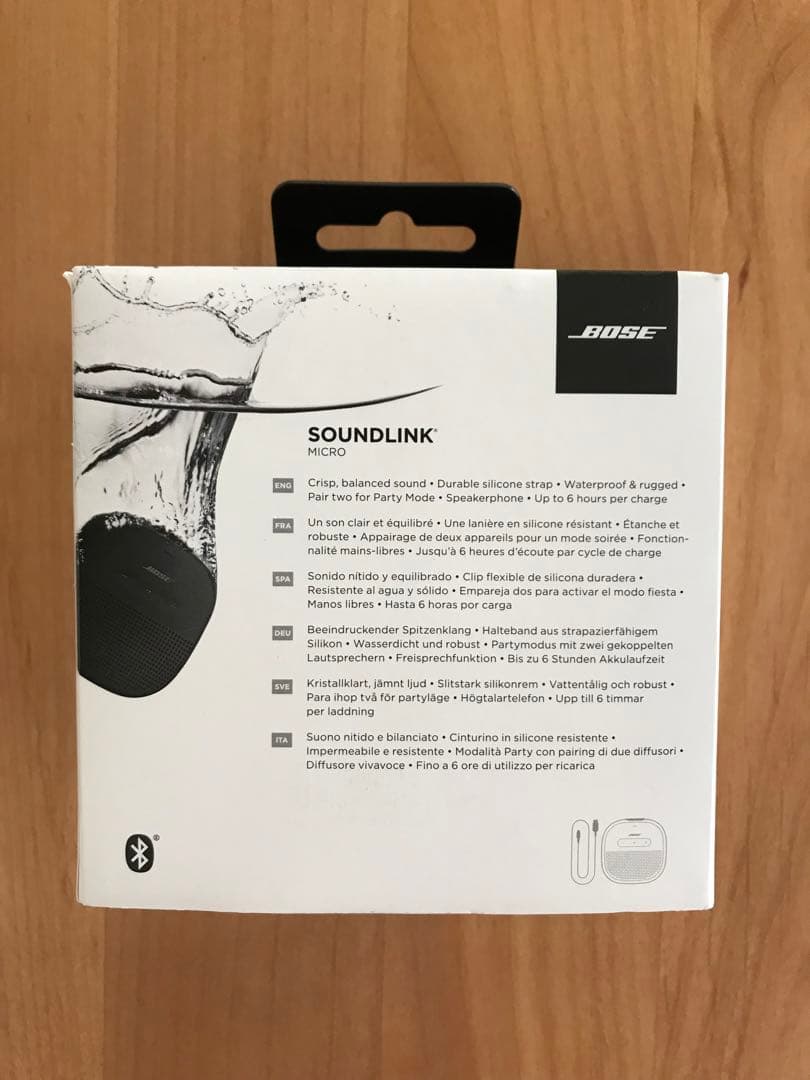 スピーカー・ウーファー BOSE SOUNDLINK MICRO Bluetooth speaker