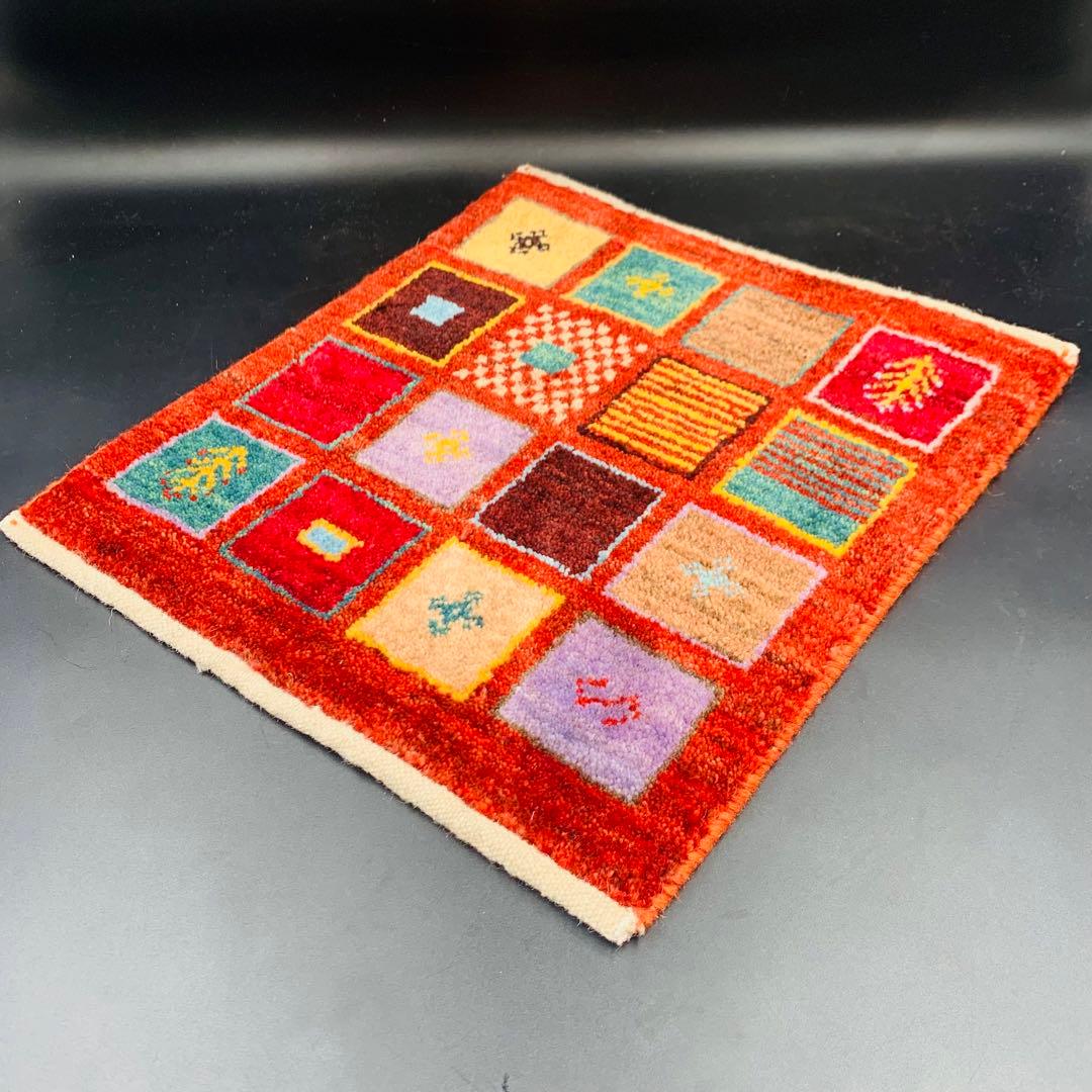 ゾランヴァリ　ギャッベ　ミニマット　ラグ　ペルシャ　ZOLLANVARI