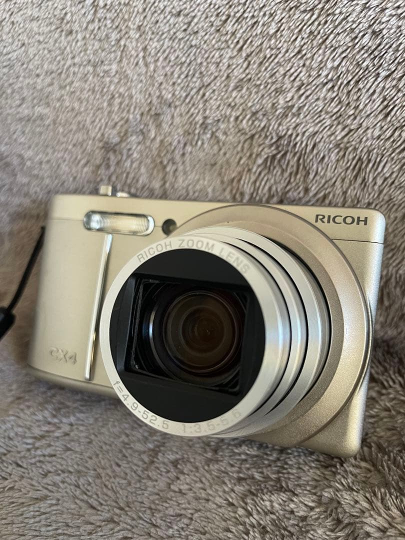 【美品】RICOH CX4 シャンパンゴールド コンデジ【動作確認済】