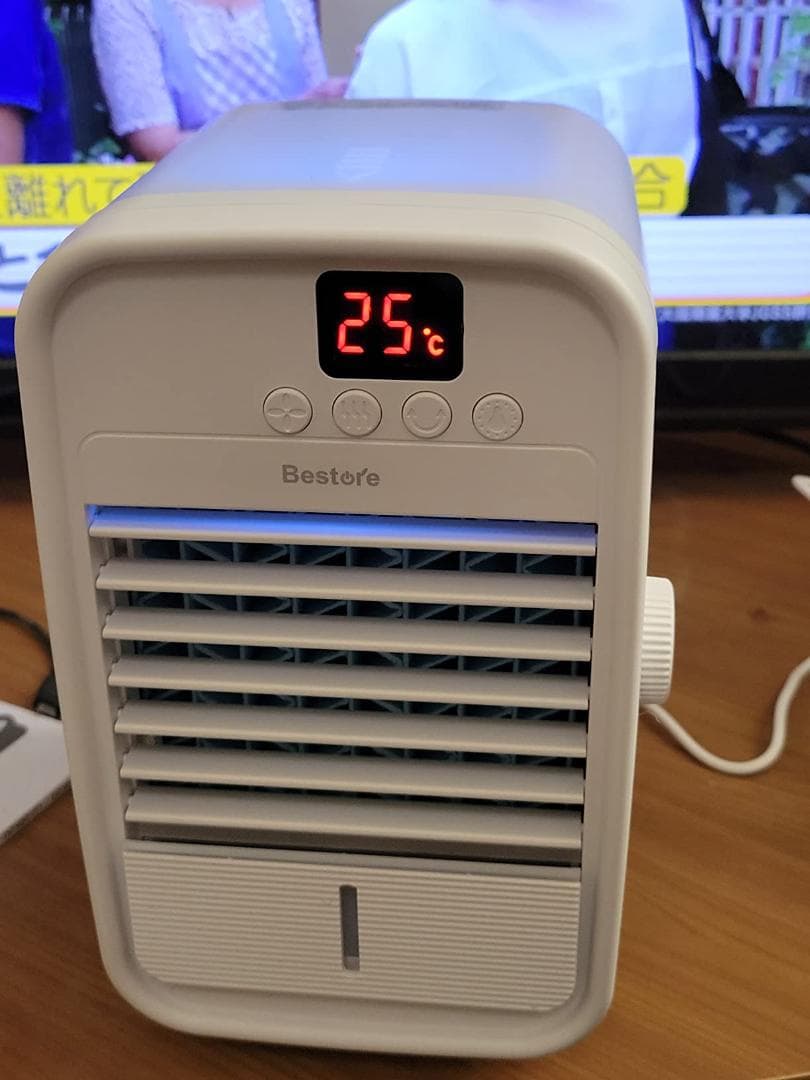 自動首振り 小型USB冷風機 極細ミスト 冷風扇