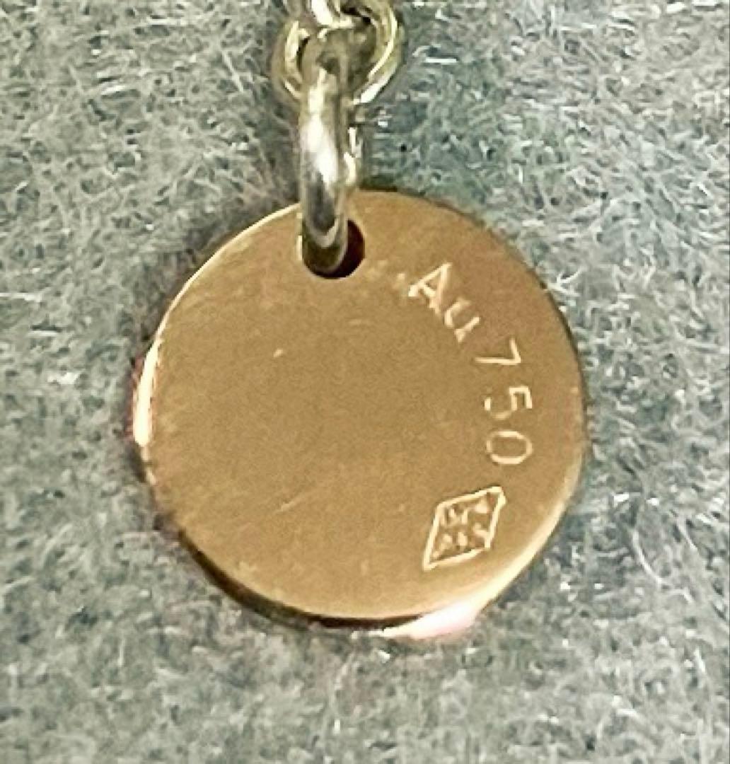 Hermès エルメス 片耳ピアス Sellier Au750/Ag925