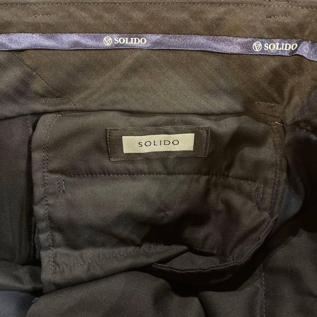 【未使用品】SOLIDO スーツ　セットアップ ネイビー