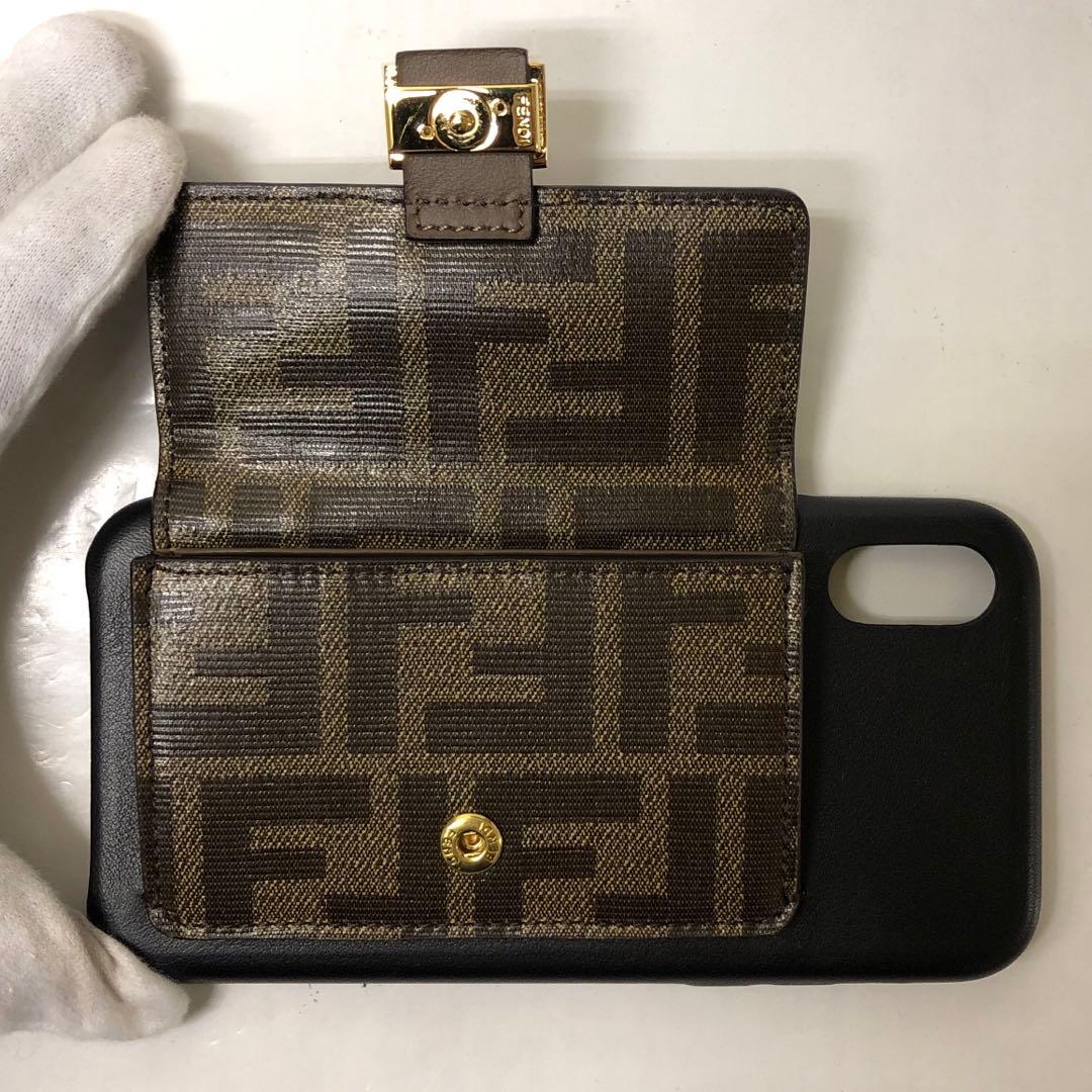 AA18-26 フェンディ ズッカ iPhone X iPhone XS ケース