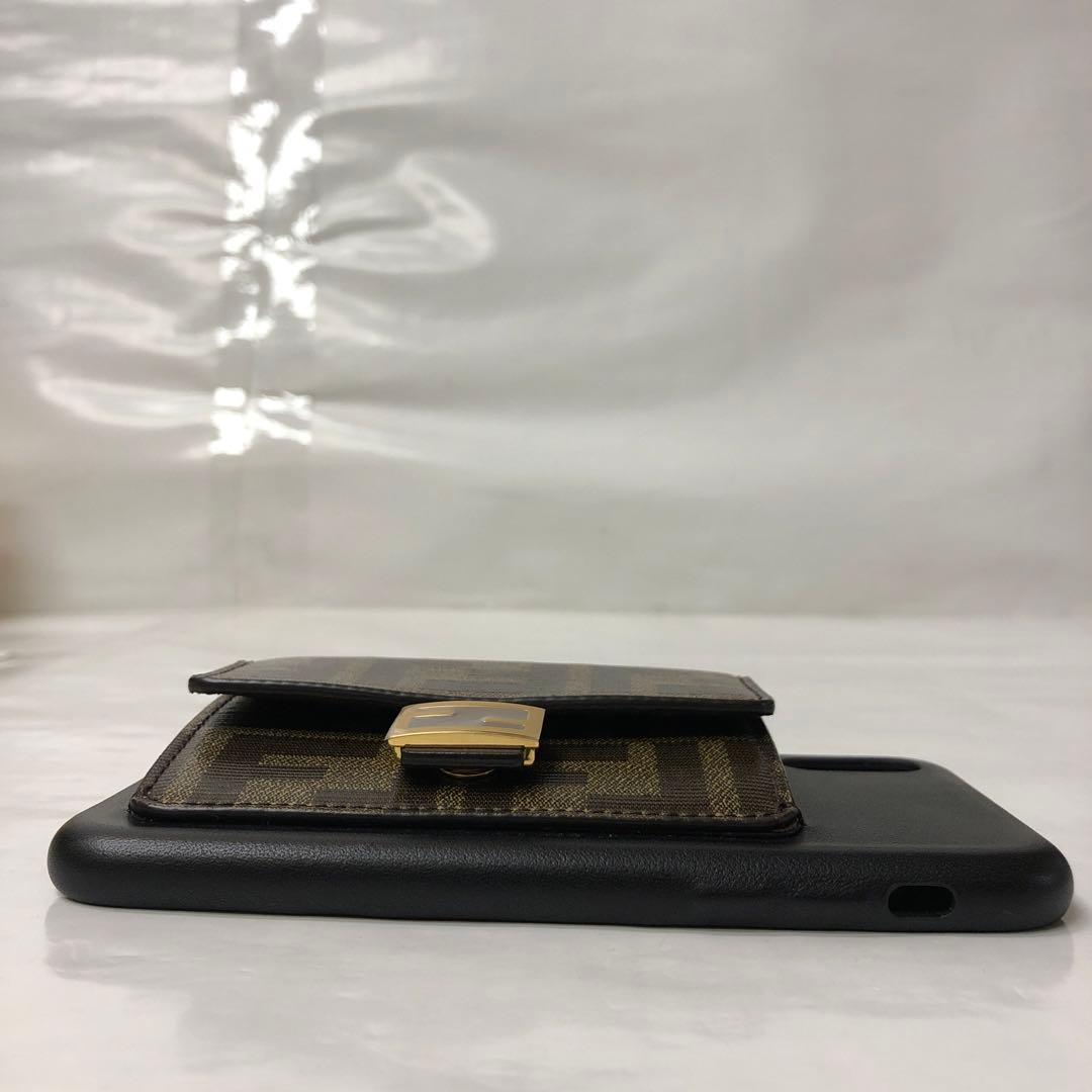 AA18-26 フェンディ ズッカ iPhone X iPhone XS ケース