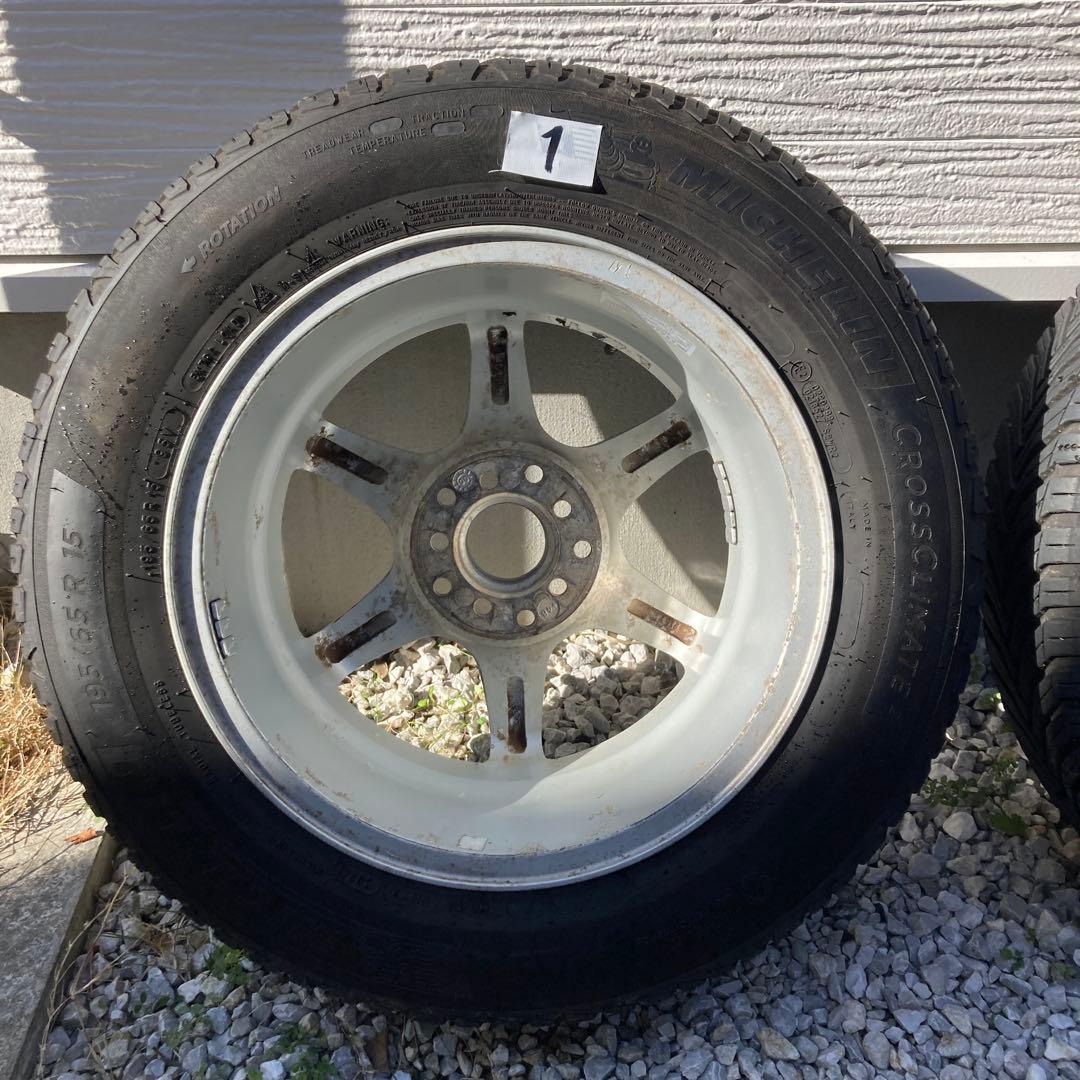 【引取歓迎 千葉】MICHELIN 195/65 R15 オールシーズンタイヤ