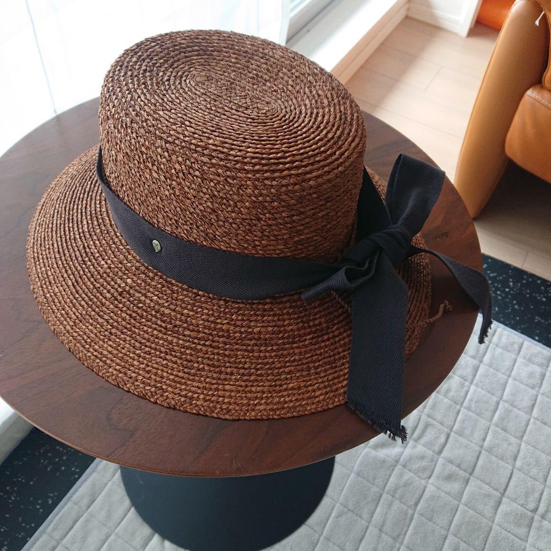 【美品】ヘレンカミンスキー ラフィアハット