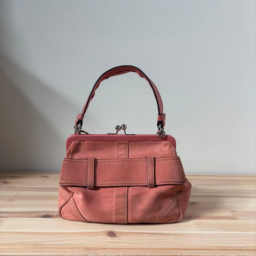 バッグ Coach Soho Kisslock Hand Bag Pink