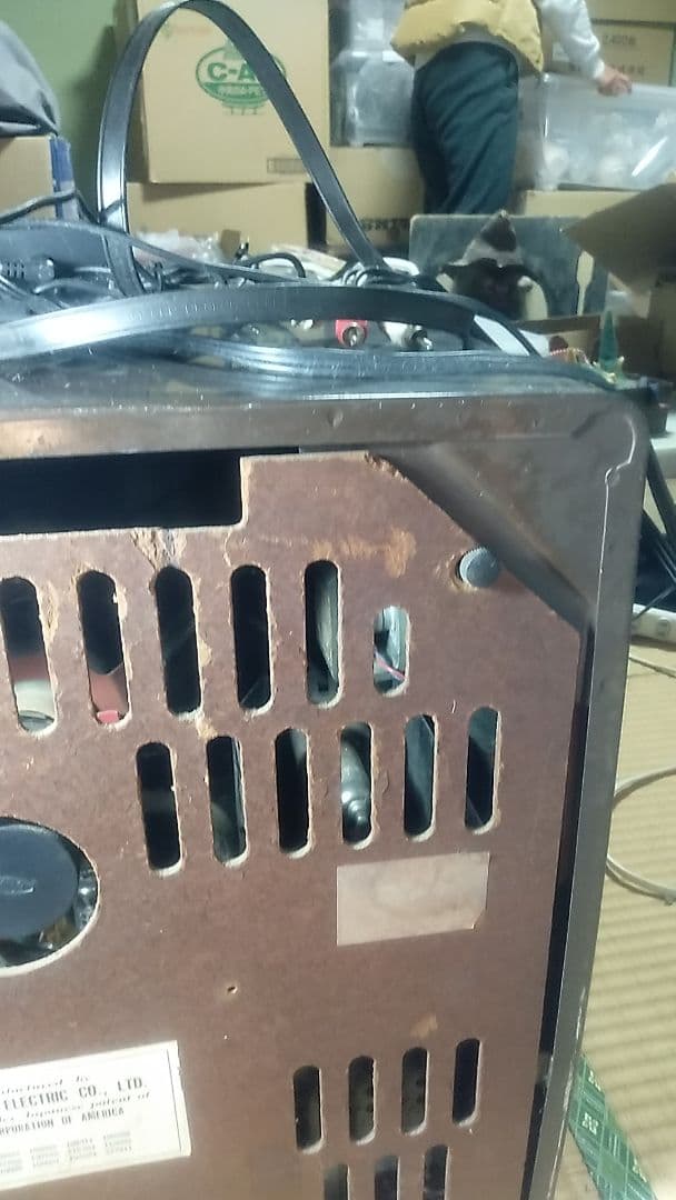 昭和30年代真空管テレビ